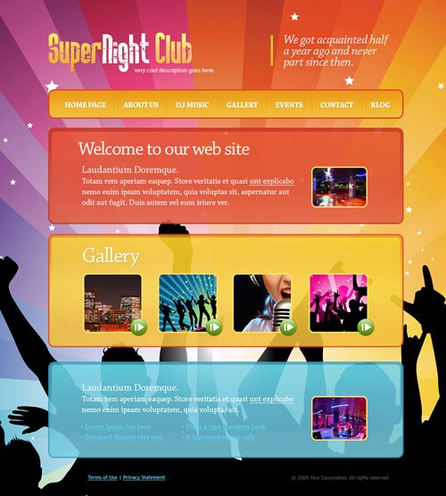 Website laten maken met Entertainment en Media  261 webdesign